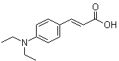 4-(二乙基氨基)肉桂酸分子结构 (CAS 78776-25-7)