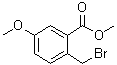 2-(溴甲基)-5-甲氧基苯甲酸甲酯分子结构 (CAS 788081-99-2)