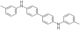 N,N'-双(3-甲基苯基)-(1,1'-联苯)-4,4'-二胺分子结构 (CAS 78888-06-9)
