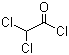 二氯乙酰氯分子结构 (CAS 79-36-7)