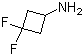 3,3-二氟环丁胺分子结构 (CAS 791061-00-2)