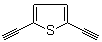 2,5-二(乙炔基)噻吩分子结构 (CAS 79109-72-1)