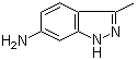 3-甲基-1H-吲唑-6-胺分子结构 (CAS 79173-62-9)