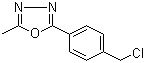 2-(4-氯甲基苯基)-5-甲基-1,3,4-恶二唑分子结构 (CAS 79383-00-9)