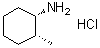 (1S,2R)-2-甲基环己胺盐酸盐分子结构 (CAS 79389-39-2)