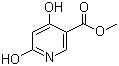 4,6-二羟基烟酸甲酯分子结构 (CAS 79398-27-9)
