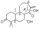 蓝萼甲素分子结构 (CAS 79498-31-0)