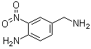 4-氨基-3-硝基苯甲胺分子结构 (CAS 79556-69-7)