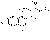 乙氧基白屈菜红碱分子结构 (CAS 79559-55-0)