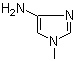 1-甲基-1H-咪唑-4-胺分子结构 (CAS 79578-98-6)