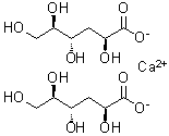 3-脱氧-D-阿拉伯己糖酸钙盐分子结构 (CAS 79580-64-6)