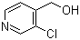 3-氯吡啶-4-甲醇分子结构 (CAS 79698-53-6)