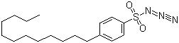 对十二烷基苯磺酰叠氮分子结构 (CAS 79791-38-1)