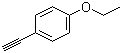 structure of CAS# 79887-14-2, 4-Ethoxyphenylacetylene;1-Ethoxy-4-eth-1-ynylbenzene