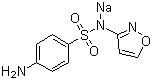 磺胺异噁唑钠分子结构 (CAS 79921-43-0)