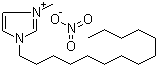1-十四烷基-3-甲基咪唑鎓硝酸盐分子结构 (CAS 799246-94-9)