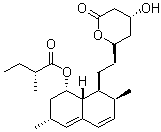 Epi-洛伐他汀分子结构 (CAS 79952-44-6)