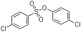 结构式 CAS# 80-33-1, 杀螨酯; 对氯苯基对氯苯磺酸酯
