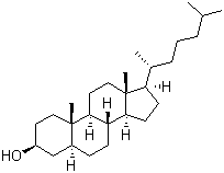 二氢胆固醇分子结构 (CAS 80-97-7)
