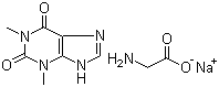 茶碱甘氨酸钠分子结构 (CAS 8000-10-0)