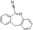 6-氰基-11H-二苯并氮杂卓分子结构 (CAS 80012-69-7)
