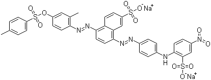 酸性橙 51分子结构 (CAS 8003-88-1)