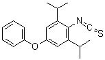 2-异硫氰酸基-1,3-双(1-甲基乙基)-5-苯氧基苯分子结构 (CAS 80058-93-1)