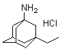 结构式 CAS# 80121-67-1, 1-氨基-3-乙基金刚烷盐酸盐