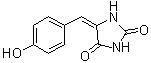 5-(4'-羟基亚苄基)海因分子结构 (CAS 80171-33-1)