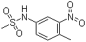 N-(4-甲基-3-硝基苯基)甲磺酰胺分子结构 (CAS 80259-08-1)