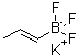 结构式 CAS# 804565-39-7, (E)-三氟(1-丙烯基)硼酸钾