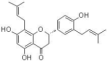 胡枝子素 B分子结构 (CAS 80510-05-0)