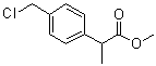 4-(氯甲基)-alpha-甲基苯乙酸甲酯分子结构 (CAS 80530-54-7)
