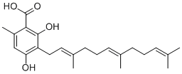 灰叶酸分子结构 (CAS 80557-12-6)