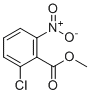 甲基2-氯-6-硝基苯甲酸酯分子结构 (CAS 80563-87-7)