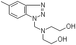 N-[(5-甲基-1H-苯并三唑-1-基)甲基]二乙醇胺分子结构 (CAS 80584-88-9)