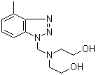 N-[(4-甲基-1H-苯并三唑-1-基)甲基]二乙醇胺分子结构 (CAS 80584-89-0)
