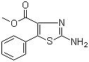 2-氨基-5-苯基噻唑-4-羧酸甲酯分子结构 (CAS 80625-18-9)