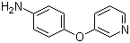 4-(3-吡啶基氧基)苯胺分子结构 (CAS 80650-45-9)