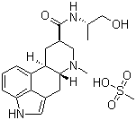 甲磺酸双氢麦角碱分子结构 (CAS 8067-24-1)