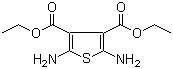 2,5-二氨基-3,4-噻吩二羧酸二乙酯分子结构 (CAS 80691-81-2)