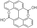 (R)-1,1'-联萘-2,2'-二甲酸分子结构 (CAS 80703-23-7)