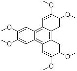 2,3,6,7,10,11-六甲氧基苯并菲分子结构 (CAS 808-57-1)
