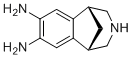 2,3,4,5-tetrahydro-1,5-Methano-1H-3-benzazepine-7,8-diamine molecular structure (CAS 808120-35-6)