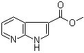 1H-吡咯并[2,3-b]吡啶-3-羧酸甲酯分子结构 (CAS 808137-94-2)