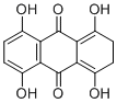 2,3-Dihydro-1,4,5,8-tetrahydroxy-9,10-anthracenedione molecular structure (CAS 81-59-4)