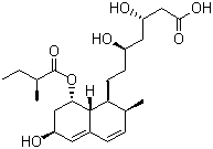 普伐他汀分子结构 (CAS 81093-37-0)