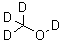 structure of CAS# 811-98-3, Tetradeuteromethanol;Perdeuteriomethanol; Perdeuteromethanol