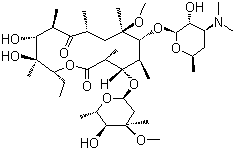 克拉霉素分子结构 (CAS 81103-11-9)
