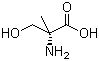 2-甲基-D-丝氨酸分子结构 (CAS 81132-44-7)
